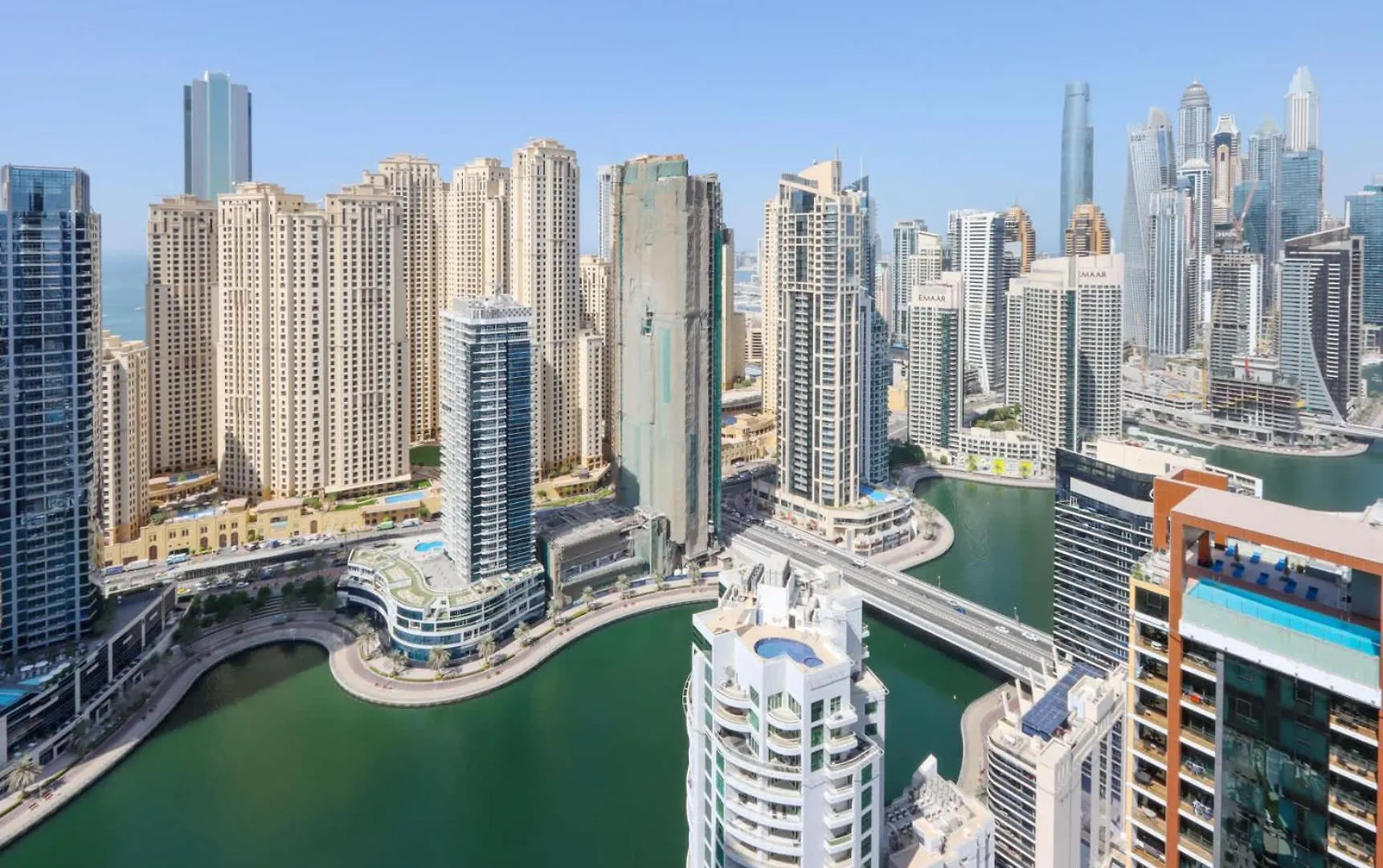 Livbnb - Luxurious 1Br In Jw Marriott Hotel City & Marina Views Dubai Lejlighed