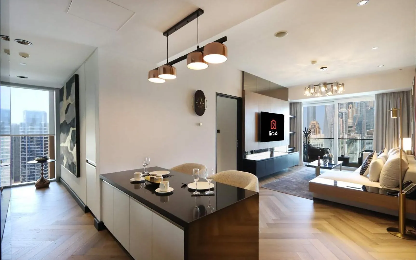 Lejlighed Livbnb - Luxurious 1Br In Jw Marriott Hotel City & Marina Views Dubai